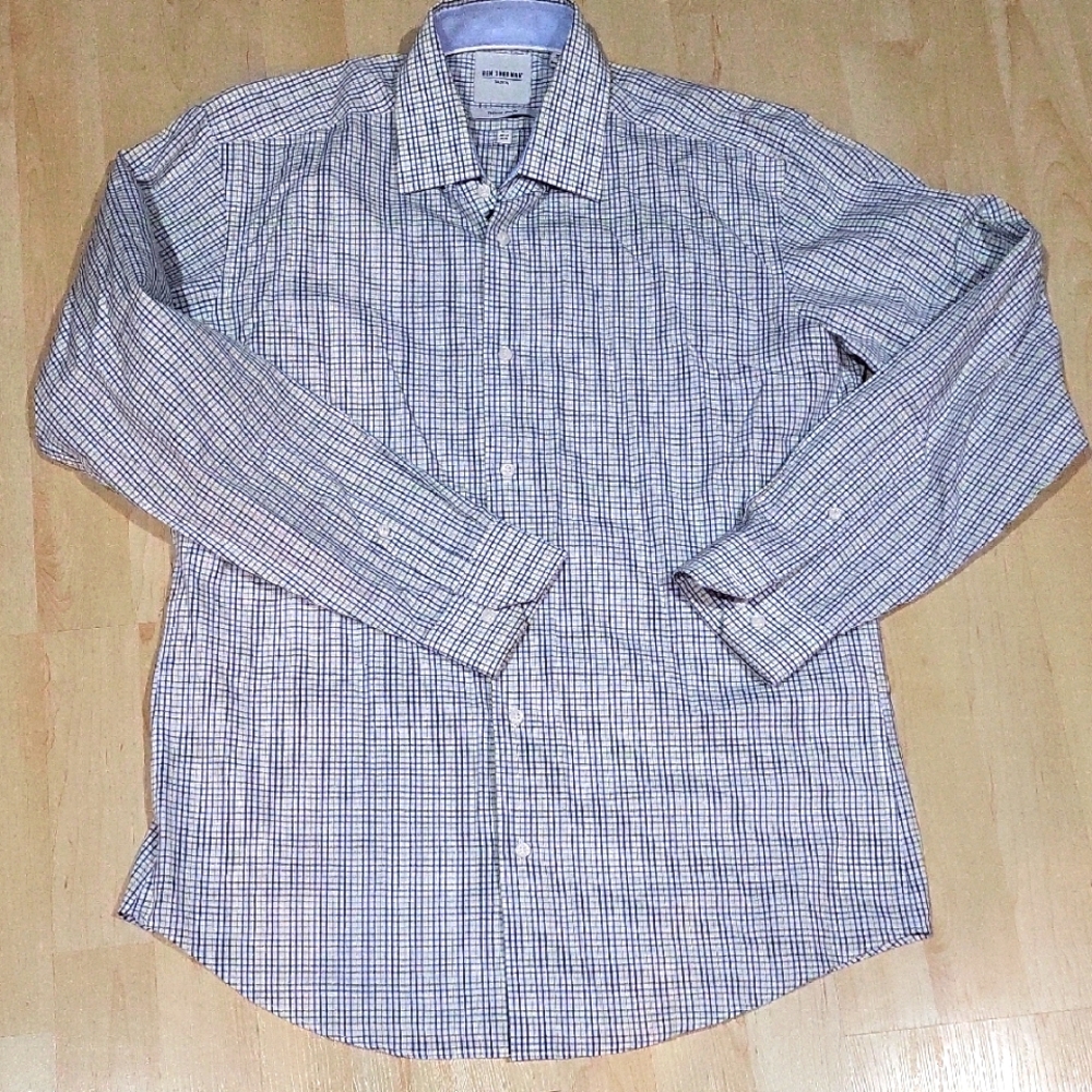 Ben Sherman Multicolor Plaid Button Down Shirt